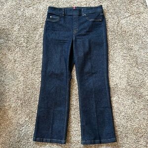 SPANX kick flare dark indigo jeans XL size 14